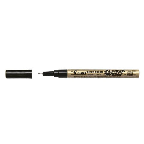 Marcador Super Color EF Dourado Extra Fino Pilot