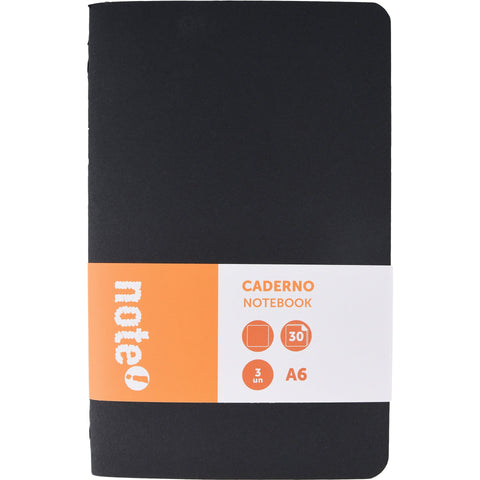 Caderno Agrafado A6 Liso Note!