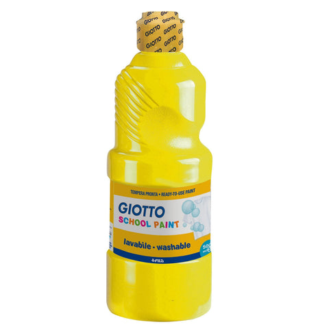Guache  School Paint 500ml Amarelo Giotto