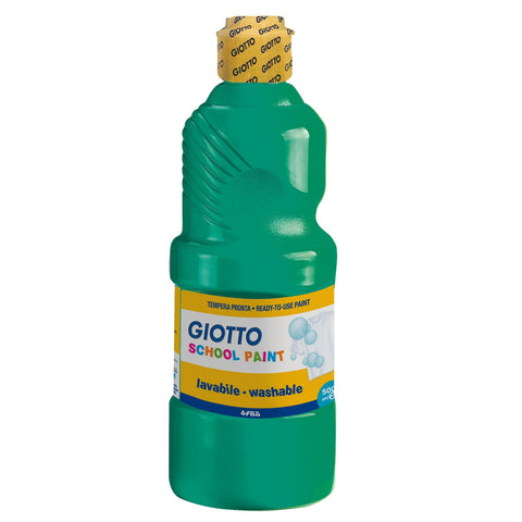 Guache  School Paint 500ml Verde Escuro Giotto