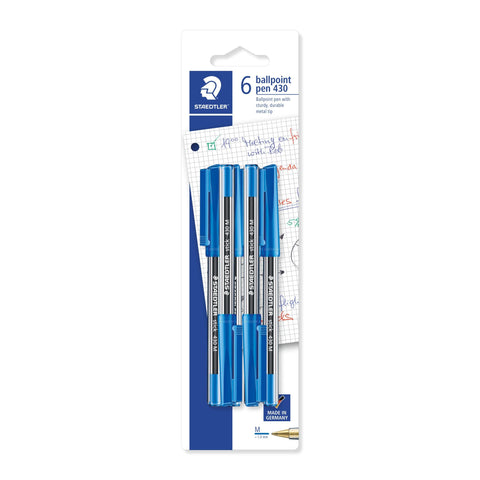 Esferográfica Stick 430 Azul 6 Unidades Staedtler