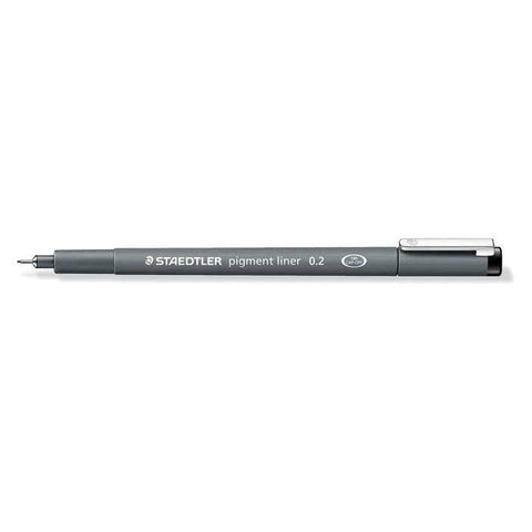 Marcador Pigment Liner 0.2mm Preto Staedtler