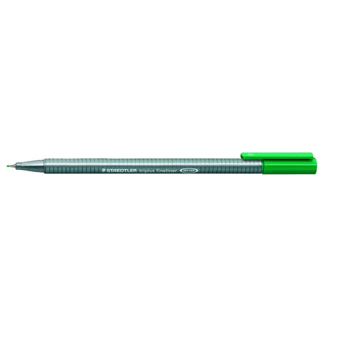 Marcador Triplus Fineliner 0.3mm Verde Staedtler