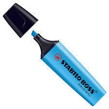 Sublinhador BOSS ORIGINAL Azul Neon Stabilo