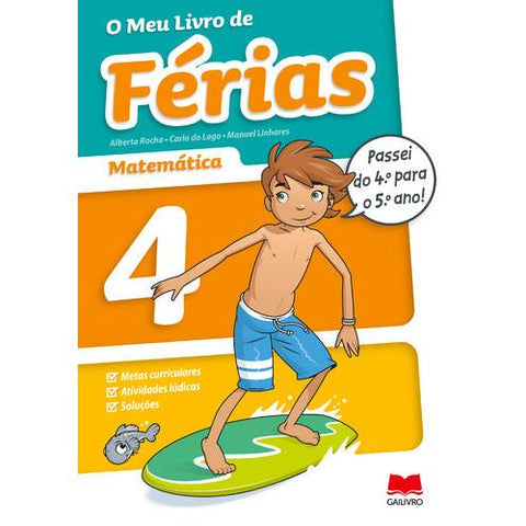 O Meu Livro de Férias Matemática - 4.º e 5.º Ano