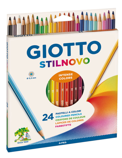 Lapis Cor Sitlnovo 24 Unidades Giotto