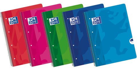 Caderno Espiral A4 Pautado 50 Folhas Sortido Oxford