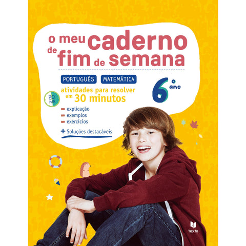 O Meu Caderno de Fim de Semana - Português e Matemática 6.º Ano de Ana Roque