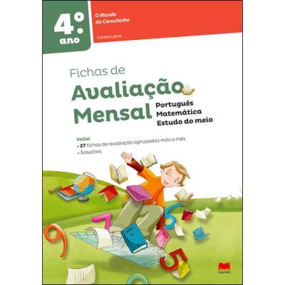 Fichas de Avaliação Mundo da Carochinha 4º de Carlos Letra