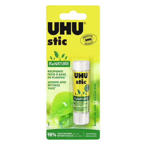Tubo de Cola Stick Renature 8,2g UHU