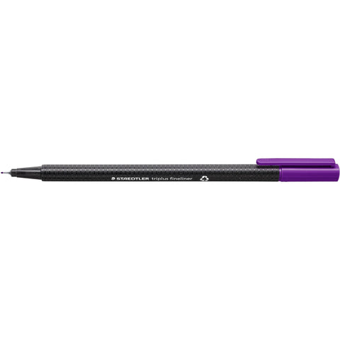 Marcador Triplus Fineliner Violeta Staedtler