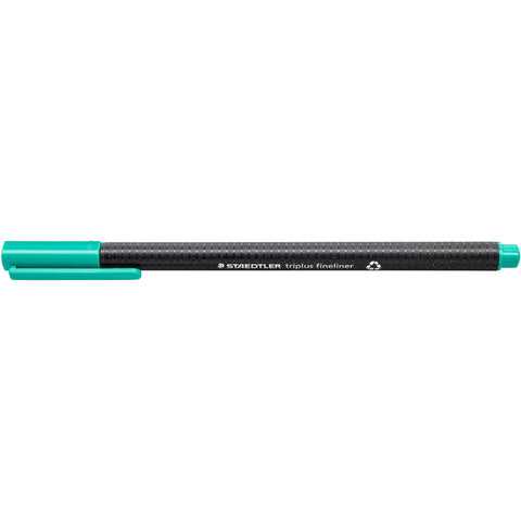 Marcador Triplus Fineliner Verde Esmeralda