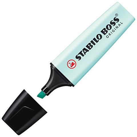 Marcador Fluor Pastel Azul Turquesa Stabilo Boss