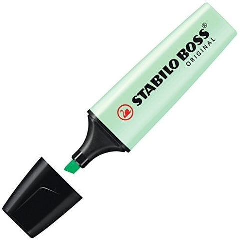 Marcador Fluor Pastel Menta Stabilo Boss