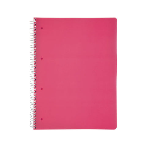 Caderno Espiral A4 120Folhas 70G Pautado Rosa Note!