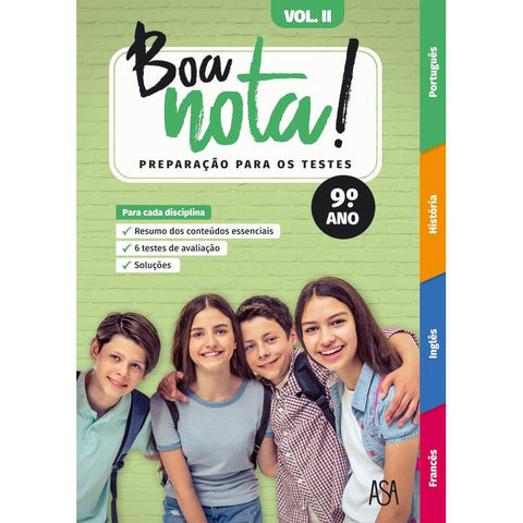 Boa Nota! Preparação para os Testes - 9º Ano (volume 2)
