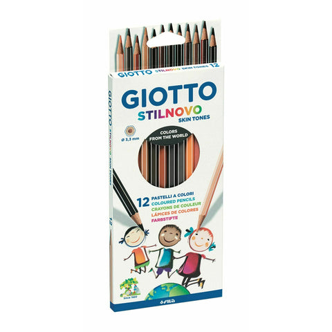 Lapis de Cor Stilnovo Skin Tones 12 Unidades Giotto