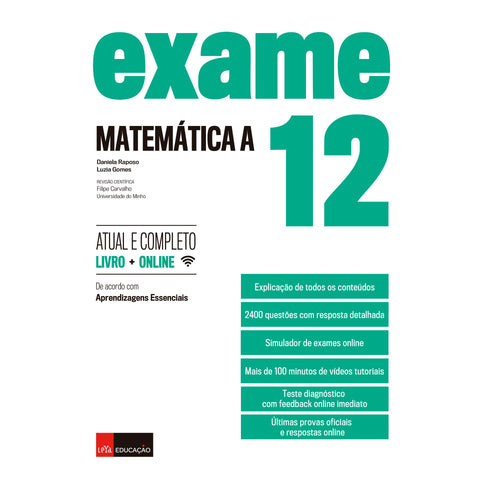 Exame Matemática A 12.º Ano