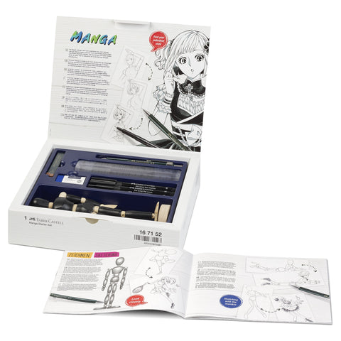 Pack Desenho Iniciação Pitt Manga Faber-Castell