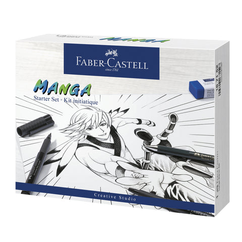 Pack Desenho Iniciação Pitt Manga Faber-Castell