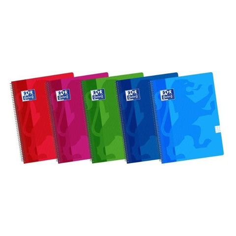 Caderno Espiral A4 Quadriculado (várias opções) Oxford