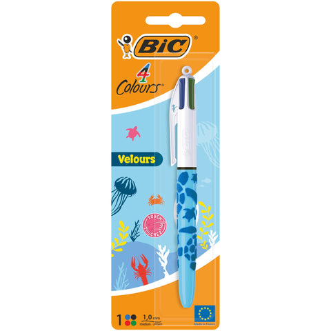 Esferográfica Com 4 Cores Velvet Bic