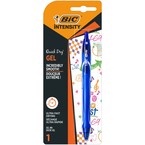 Esferográfica Gel-ocity Quick Dry Tinta Azul Bic