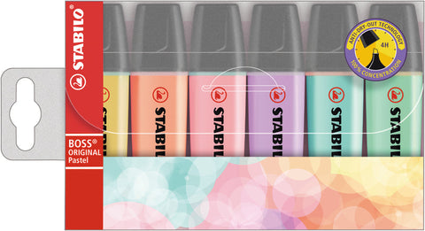 Marcador Fluor Pastel 6 Unidades Stabilo