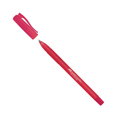 Esferográfica Colour 1mm Vermelho Faber Castell