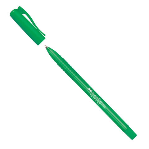 Esferográfica Colour 1mm Verde Faber-Castell