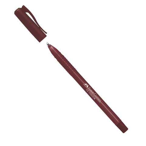 Esferográfica Colour 1mm Castanho Faber-Castell