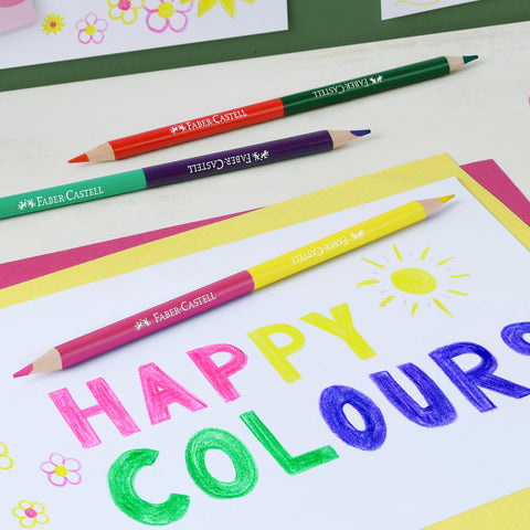 Lápis de Cor e Afia 24 Unidades Faber-Castell