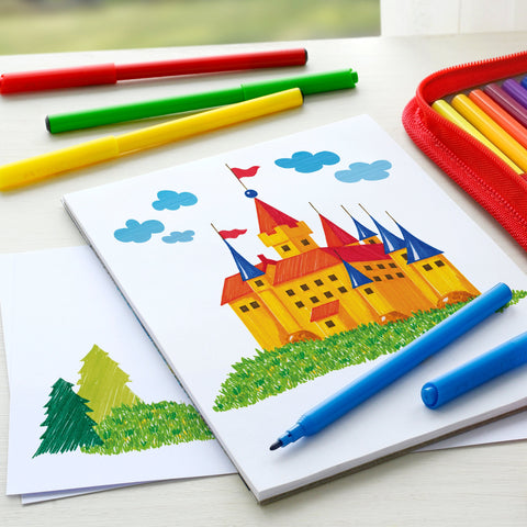 Marcadores de Colorir Finos 12 unidades Faber Castell