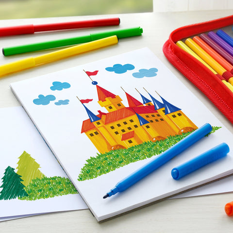 Marcadores de Colorir Finos 24 unidades Faber Castell