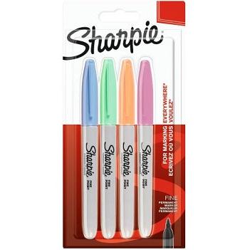 Marcador Permanente Fine Pastel 4 unidades Sharpie