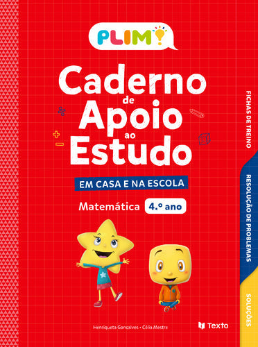 Caderno de Apoio ao Estudo Matemática Plim! 4.º Ano