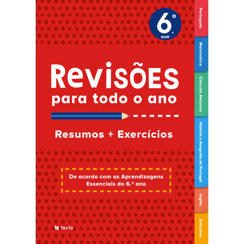 Revisões para Todo o Ano   Multidisciplinar 6º Ano