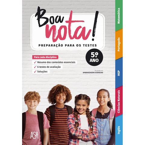 Boa Nota! Preparação para os Testes - 5.º Ano