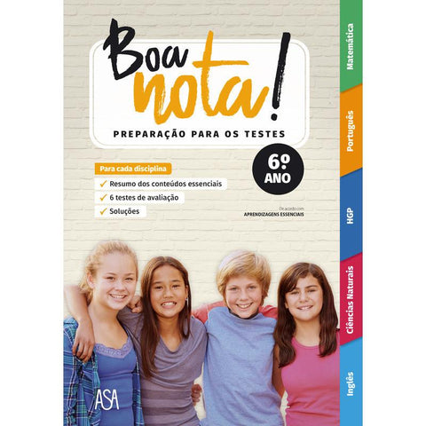 Boa Nota! Preparação para os Testes - 6.º Ano