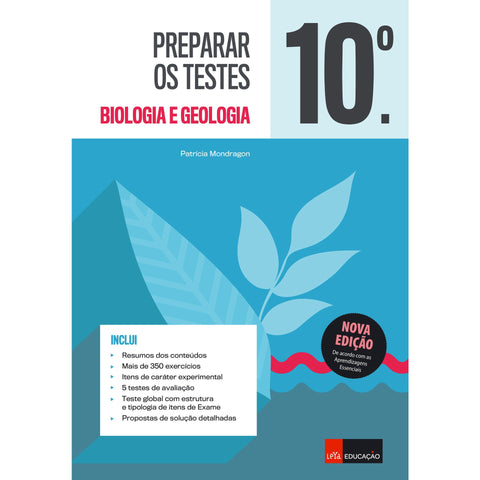 Preparar os Testes - Biologia e Geologia - 10.º Ano de Helena Vaz Domingues, Patrícia Mondragon e José Augusto Baptista