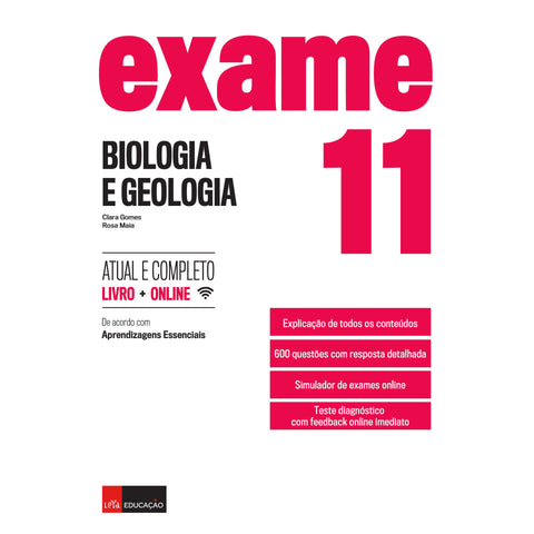 Exame Biologia e Geologia 11.º Ano