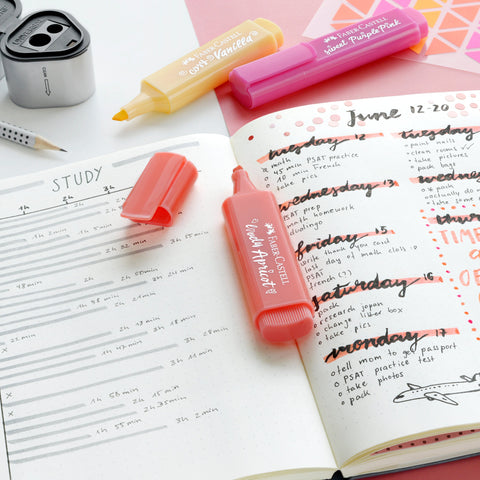 Marcador Fluor Pastel Pêssego Faber Castell