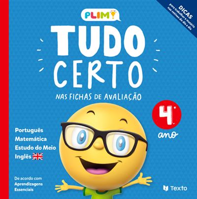 PLIM! Tudo Certo 4.º Ano