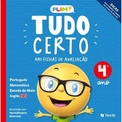 PLIM! Tudo Certo 4.º Ano