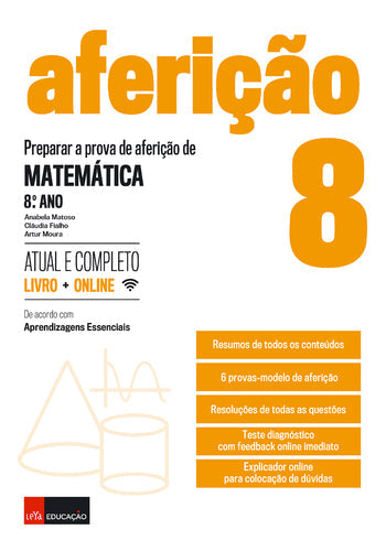 Preparar a Prova de Aferição de Matemática 8.º Ano de Anabela Matoso, Cláudia Fialho e Artur Moura