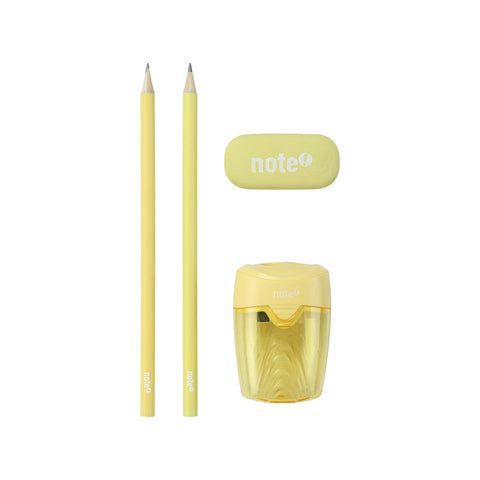 Conjunto Lápis HD + Borracha + Afia Pastel Note!