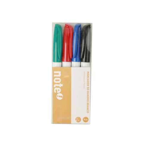 Marcadores para Quadro Branco 4 Unidades Note!