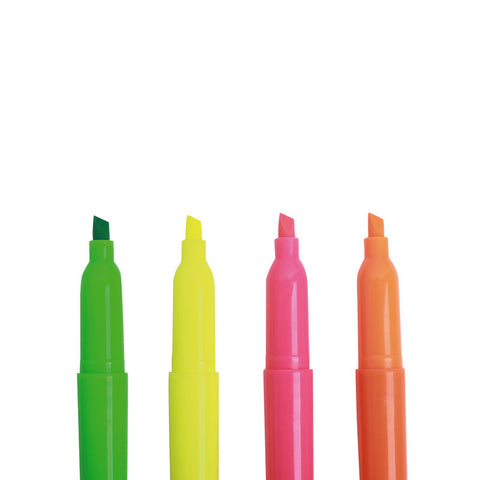 Sublinhador Fino de Tinta Fluorescente 4 Unidades Note!