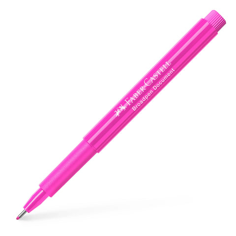 Marcador Fineliner Broadpen Rosa 0.8mm Faber-Castell