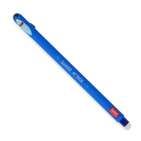 Caneta Apagar Tubarão - Cor Azul